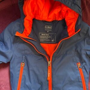 L.L. Bean Kids Blue and Orange Jacket